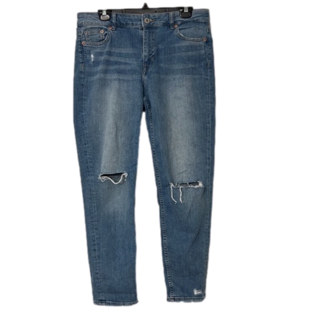 H&M Divided Boyfriend Ripped Jeans